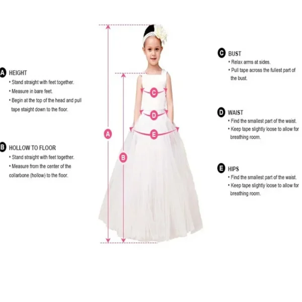 Pink Flower Girl Dresses for Wedding Sequins Princess Girl Kids Birthday Ball Gown First Holy Communion Gowns Customized - Image 2