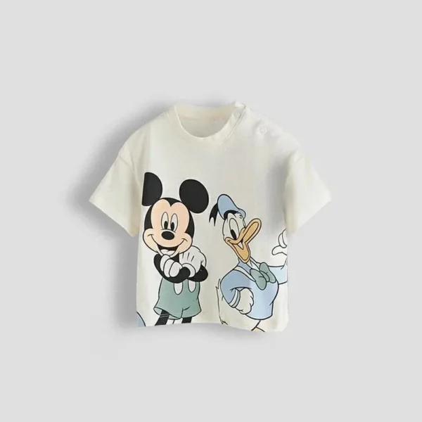 Summer New Tees Boys Children Printing Cute TShirt Toddler Casual Loose Trendy Costume Girls Thin Versatile Crewneck Tops - Image 3