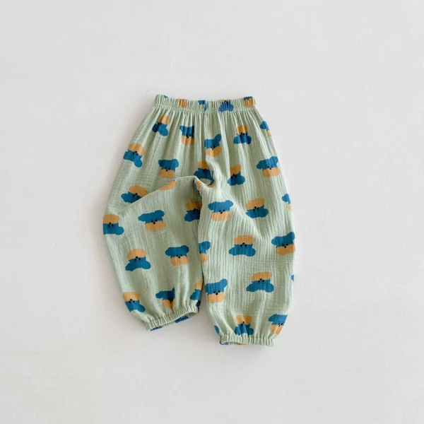 2024 New Summer Clothing Cartoon Pattern Fashion Loose Children's Trousers Boys And Girls Clothes Thin Kids Anti-mosquito Pants - Image 5