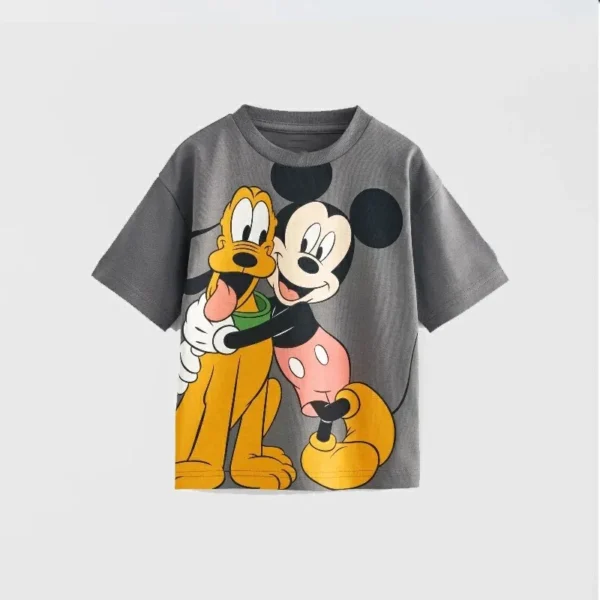 Summer New Tees Boys Children Printing Cute TShirt Toddler Casual Loose Trendy Costume Girls Thin Versatile Crewneck Tops - Image 4