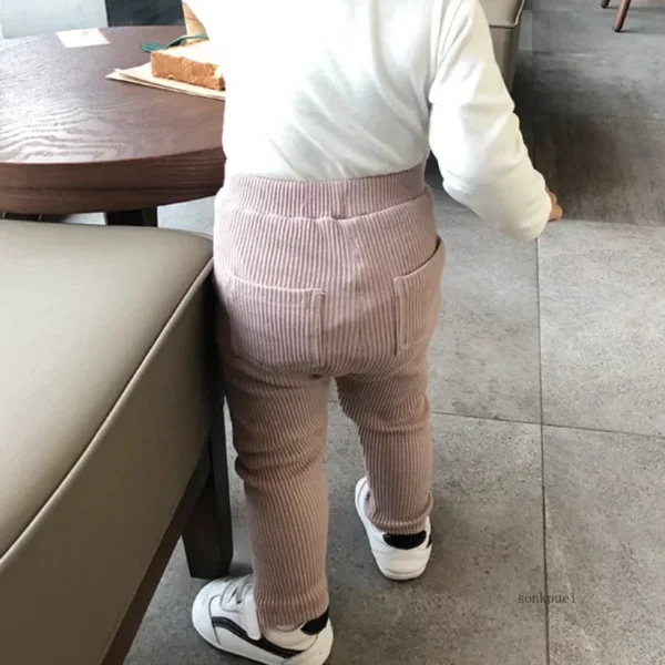 New Baby Girls Boys Leggings Cotton Big PP Pants Spring Autumn Kids Girl Pants Fashion High Waist Long Trousers Children's Pant - Image 2