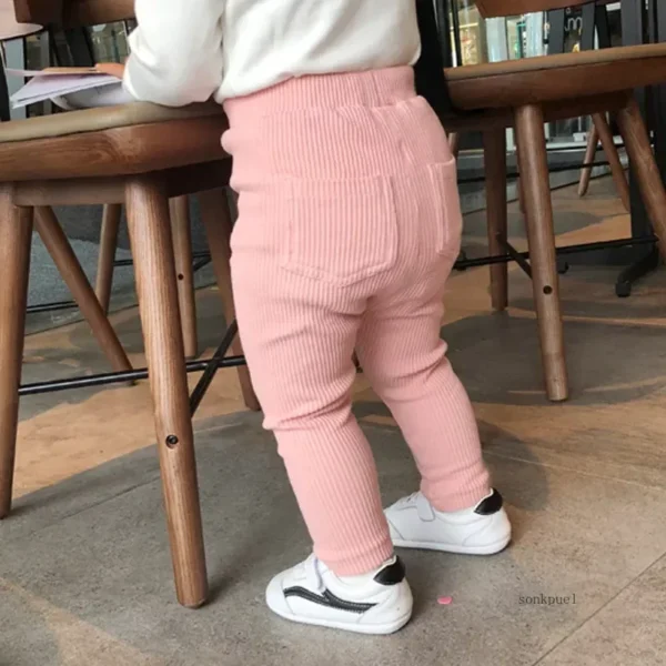 New Baby Girls Boys Leggings Cotton Big PP Pants Spring Autumn Kids Girl Pants Fashion High Waist Long Trousers Children's Pant - Image 5