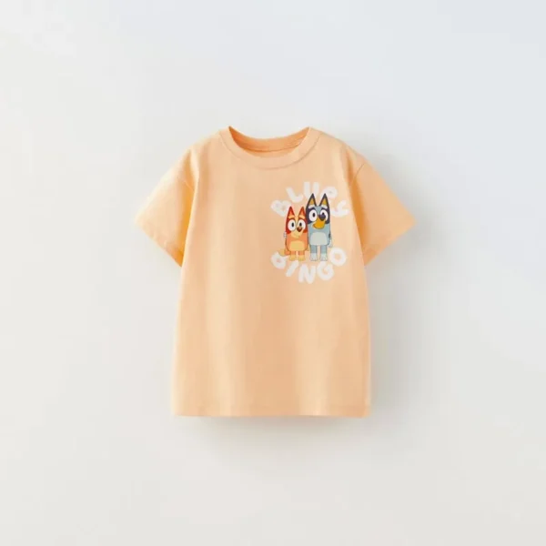 Summer New Tees Boys Children Printing Cute TShirt Toddler Casual Loose Trendy Costume Girls Thin Versatile Crewneck Tops - Image 2