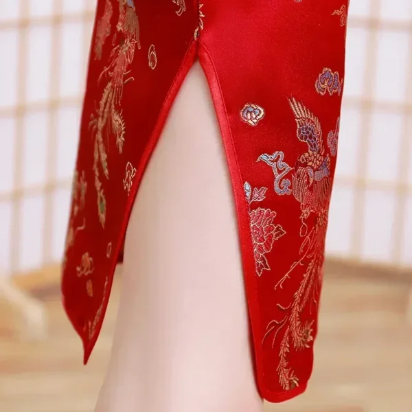 Summer Children Girls Dresses Vestidos Casual Baby Qipao Costumes Fashion Modern Cheongsam Kids Clothes Chinese Style Girl Dress - Image 6