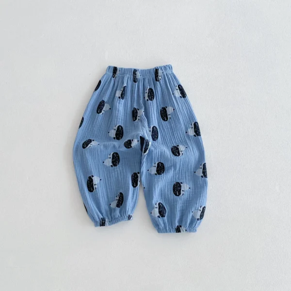 2024 New Summer Clothing Cartoon Pattern Fashion Loose Children's Trousers Boys And Girls Clothes Thin Kids Anti-mosquito Pants - Image 6